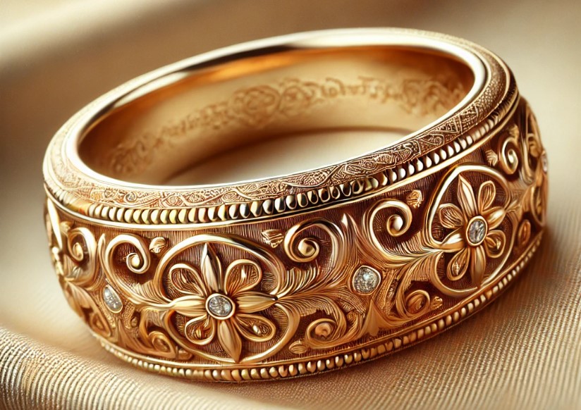 High-End Gold Ring